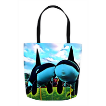 Load image into Gallery viewer, Orcas in the clouds with groceries