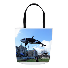 Load image into Gallery viewer, Flying Orca tote bag