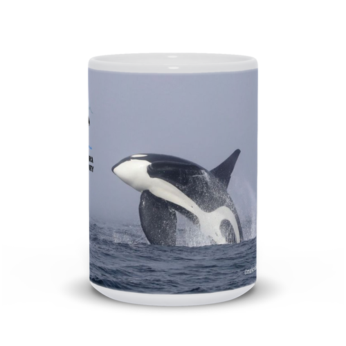 Breaching Orca Mug