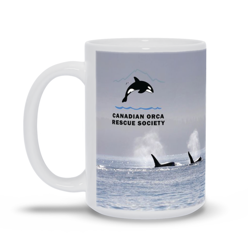 Salish Sea Orcas Mug
