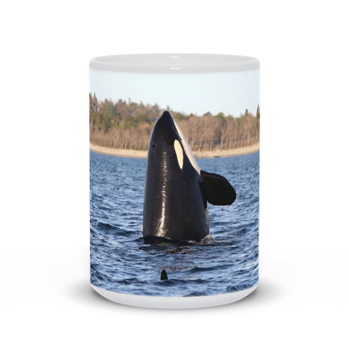 Sunny Spyhopping Orca Mug